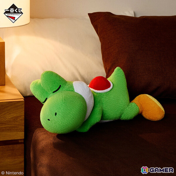 ヨッシーだけの一番くじ「スーパーマリオ with YOSHI」が5月23日より順次発売！りんごを抱えてお座りした姿のぬいぐるみなどがラインナップの画像9