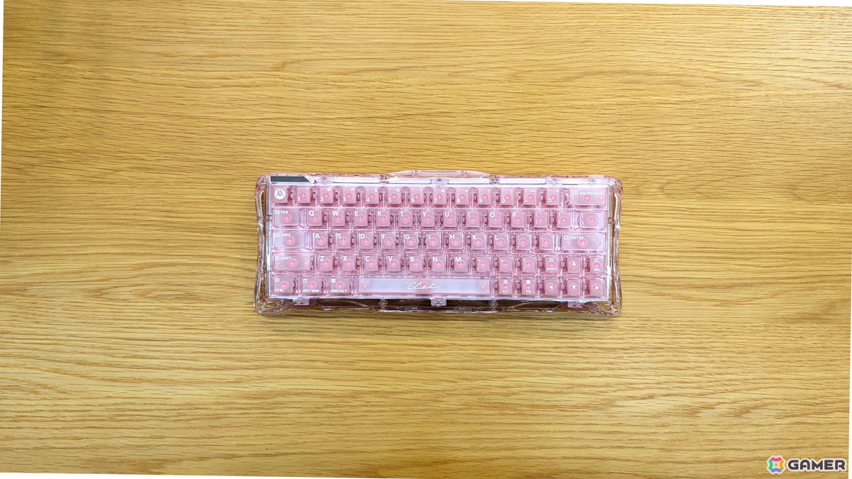 透明ピンクなキーボード「GravaStar Mercury V60 - クリスタルローズ」を紹介！磁気スイッチ搭載＋8K対応でデザインと性能を両立の画像2