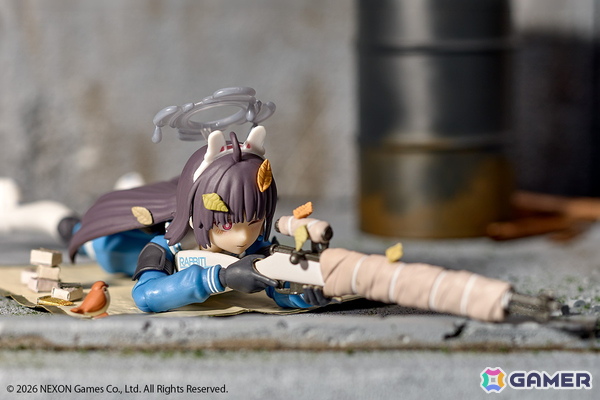 「ブルアカ」RABBIT小隊のスナイパー・ミユがノンスケール可動フィギュアで登場！愛銃「RABBIT-39式小銃」や観測に必要な「双眼鏡」も付属の画像12