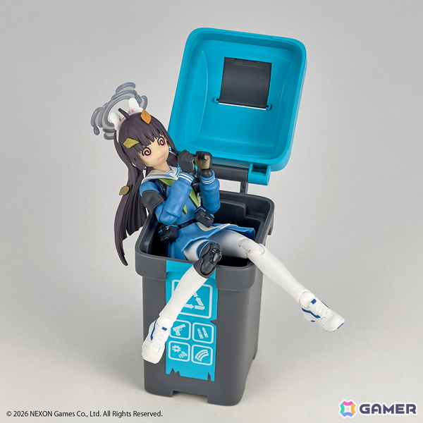 「ブルアカ」RABBIT小隊のスナイパー・ミユがノンスケール可動フィギュアで登場！愛銃「RABBIT-39式小銃」や観測に必要な「双眼鏡」も付属の画像15