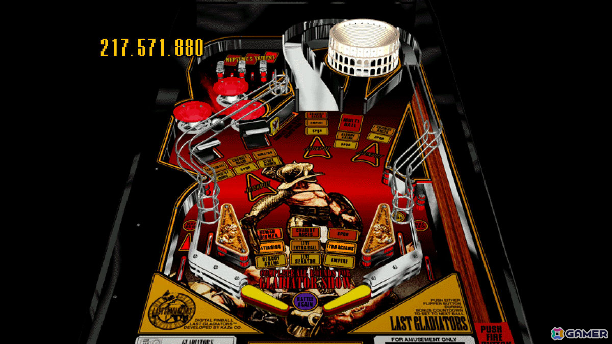 伝説のピンボールゲームを完全移植！「Digital Pinball: Last Gladiators」がSwitch 2/Switch/Steamで2026年にリリースの画像11