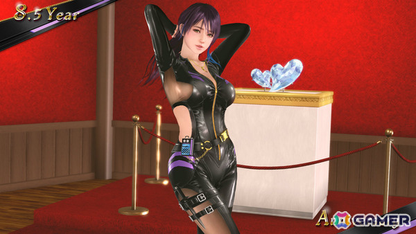 「DEAD OR ALIVE XVV」8.5周年を記念してアニバーサリーコーデガチャが最大100連無料に!怪盗をイメージしたSSR水着「クワイエット・ノワール」も登場の画像
