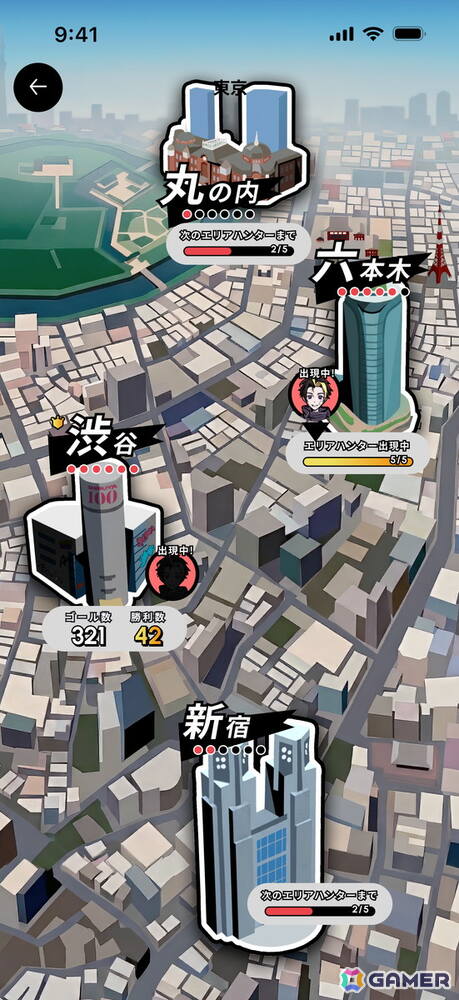 ヘルスケアアプリ「HEALTHREE(ヘルスリー)」が大型アップデートでローグライクRPG要素を楽しめるように!近未来の東京を歩き、荒廃した世界を救うの画像