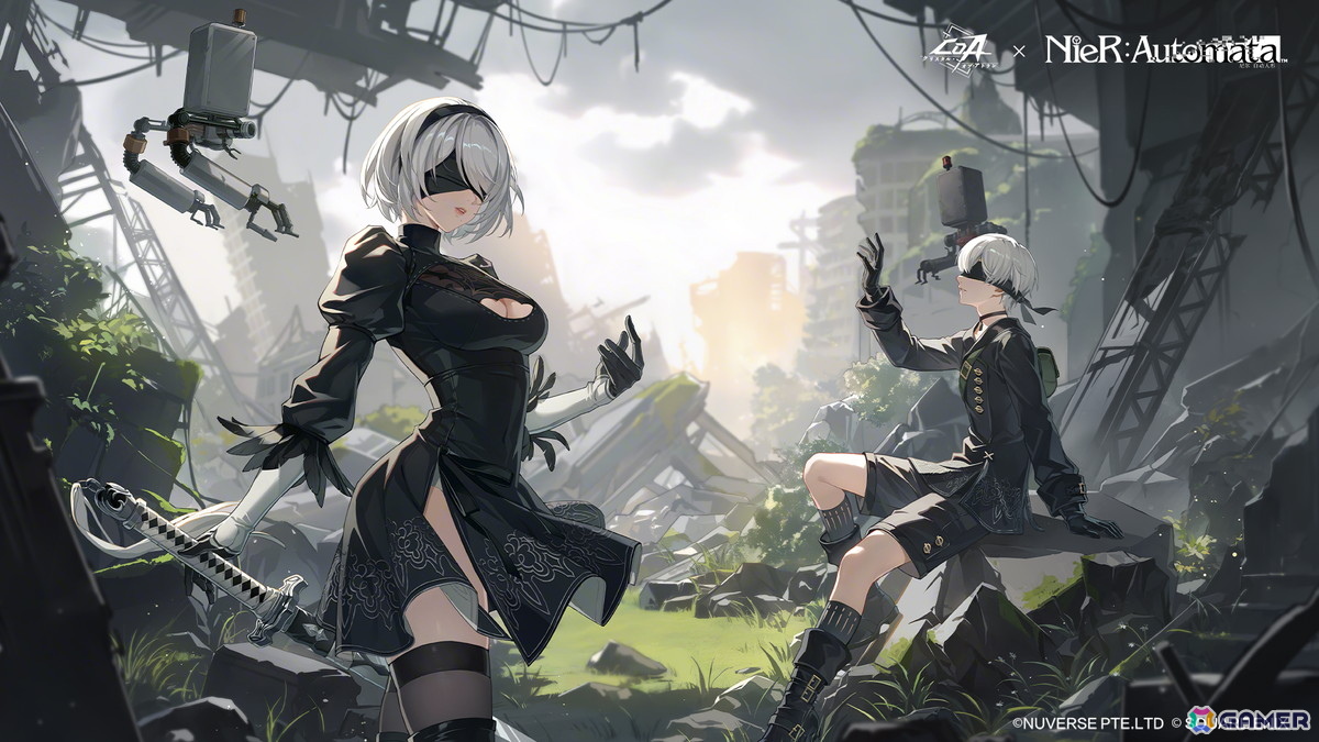 「クリスタル・オブ・アトラン」で「NieR:Automata」とのコラボが開催！新職業「鬼刃」の実装や一周年記念祭もの画像