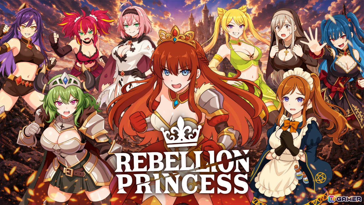 美少女たちを指揮して城と姫を守るタワーディフェンス×ヴァンサバライク×育成ゲーム「リベリオンプリンセス」がリリース！の画像