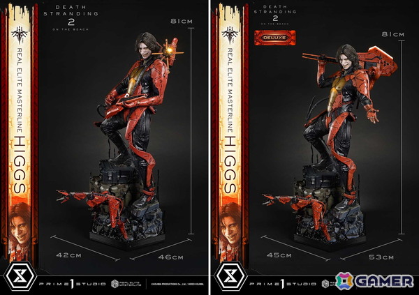 「DEATH STRANDING 2: ON THE BEACH」よりヒッグスが1/3スケールフィギュアで登場！彼の狂気をさらに引き出す追加パーツも付属の画像20