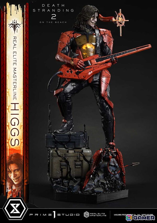 「DEATH STRANDING 2: ON THE BEACH」よりヒッグスが1/3スケールフィギュアで登場！彼の狂気をさらに引き出す追加パーツも付属の画像4