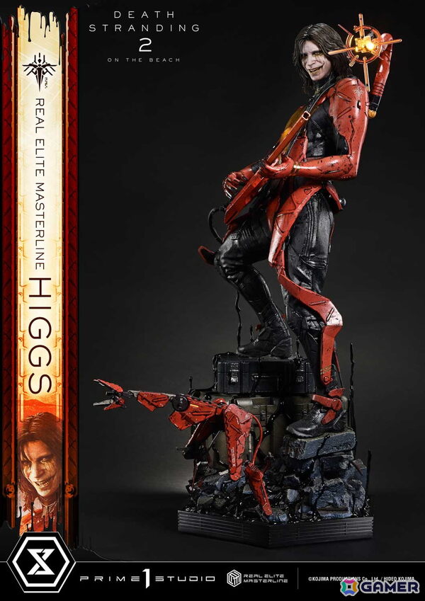 「DEATH STRANDING 2: ON THE BEACH」よりヒッグスが1/3スケールフィギュアで登場！彼の狂気をさらに引き出す追加パーツも付属の画像9