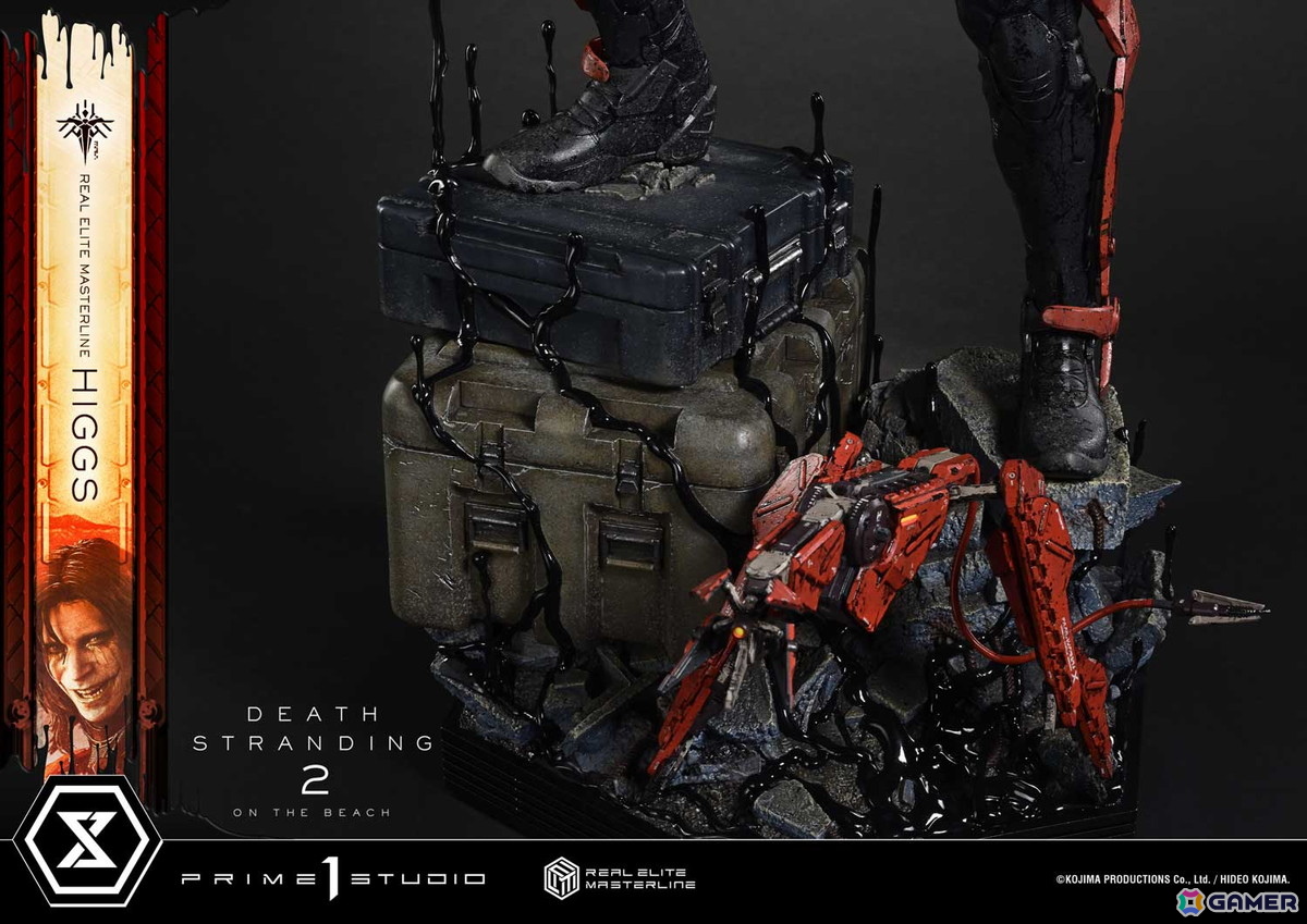 「DEATH STRANDING 2: ON THE BEACH」よりヒッグスが1/3スケールフィギュアで登場！彼の狂気をさらに引き出す追加パーツも付属の画像