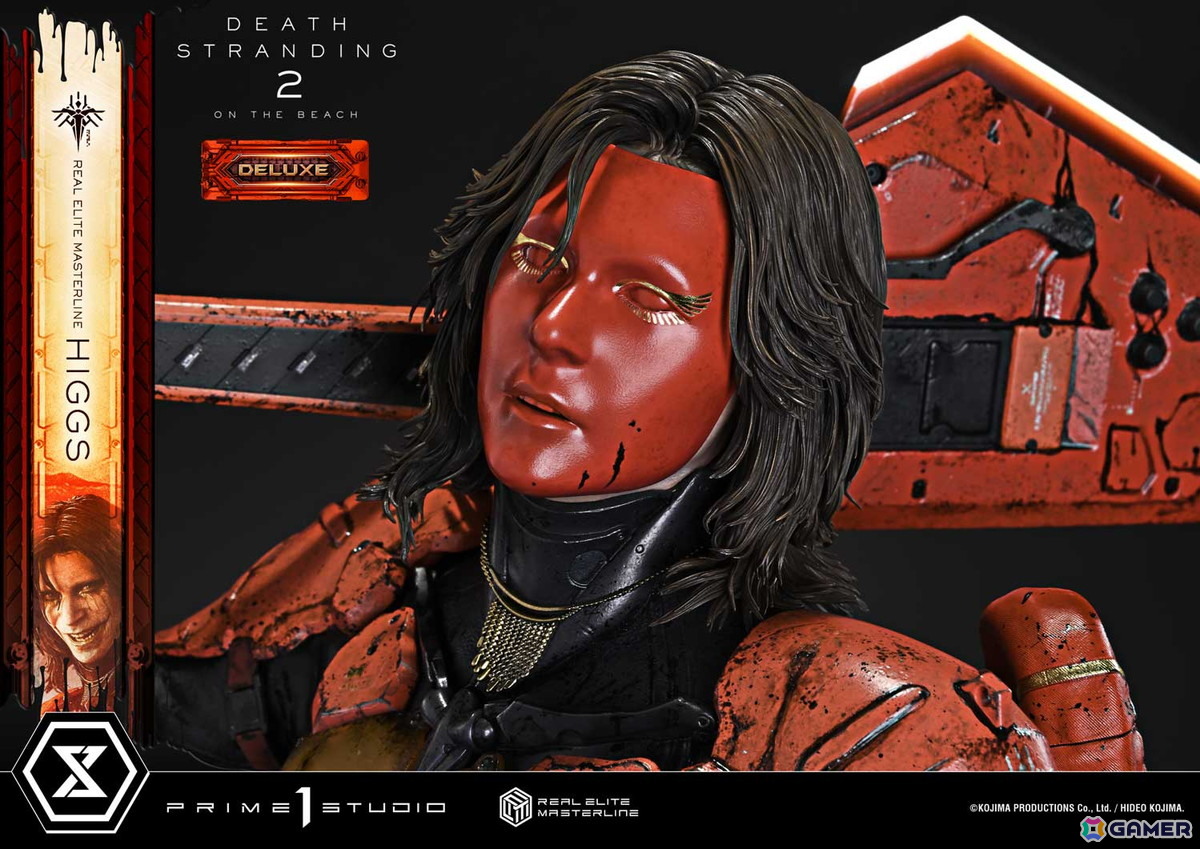 「DEATH STRANDING 2: ON THE BEACH」よりヒッグスが1/3スケールフィギュアで登場！彼の狂気をさらに引き出す追加パーツも付属の画像