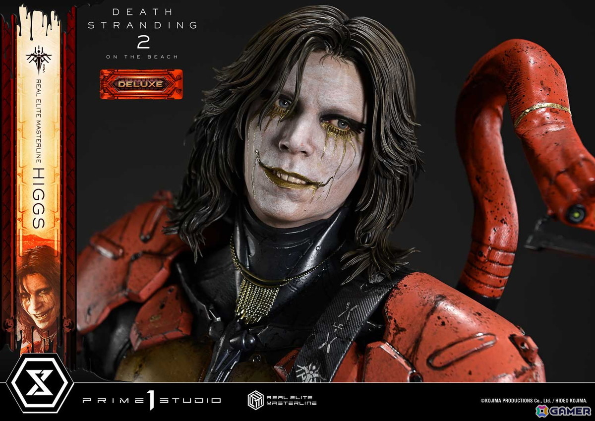 「DEATH STRANDING 2: ON THE BEACH」よりヒッグスが1/3スケールフィギュアで登場！彼の狂気をさらに引き出す追加パーツも付属の画像