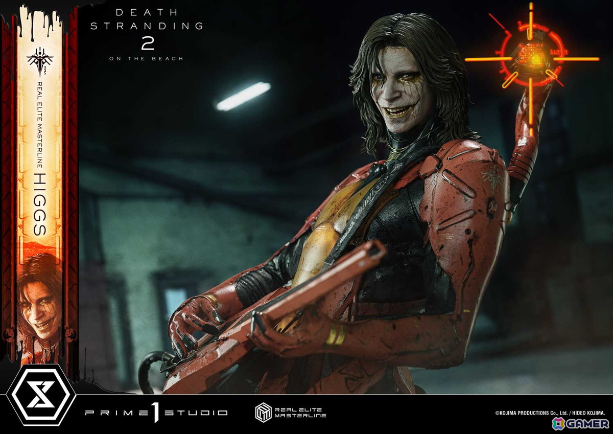 「DEATH STRANDING 2: ON THE BEACH」よりヒッグスが1/3スケールフィギュアで登場！彼の狂気をさらに引き出す追加パーツも付属の画像