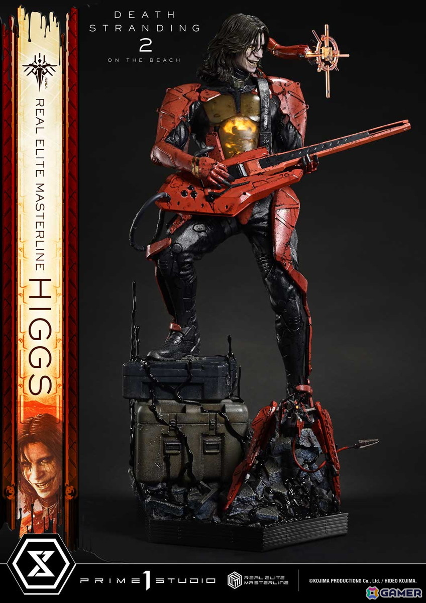 「DEATH STRANDING 2: ON THE BEACH」よりヒッグスが1/3スケールフィギュアで登場！彼の狂気をさらに引き出す追加パーツも付属の画像