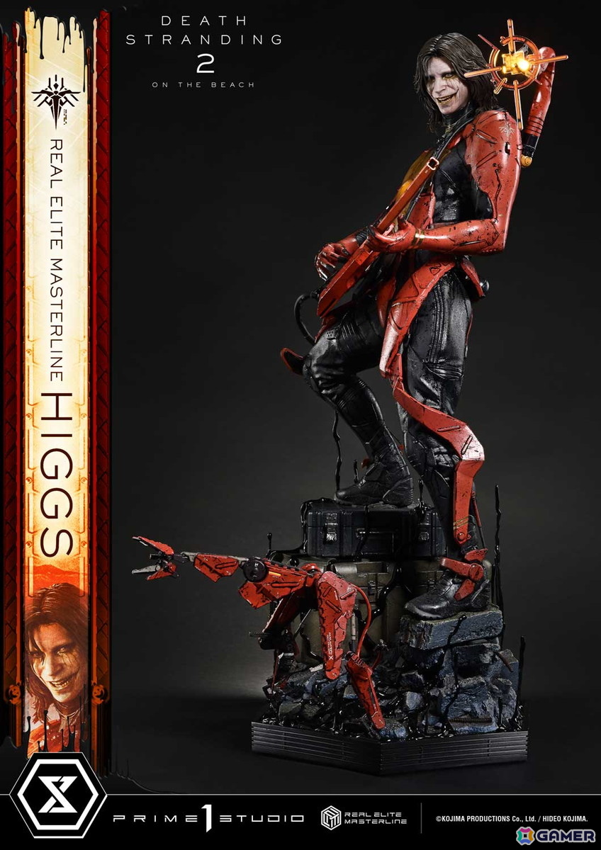 「DEATH STRANDING 2: ON THE BEACH」よりヒッグスが1/3スケールフィギュアで登場！彼の狂気をさらに引き出す追加パーツも付属の画像