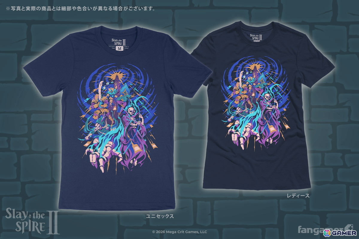 「Slay the Spire 2」とコラボしたTシャツ・ステッカー・ピンバッジがFangamer Japanより販売！の画像