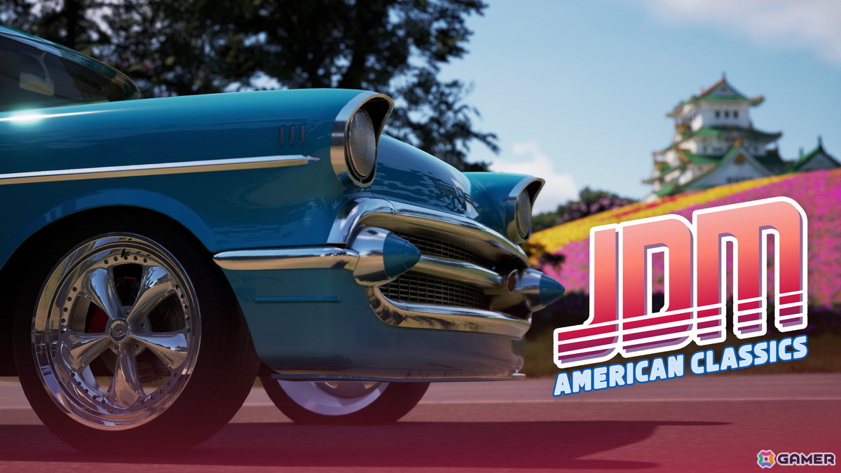 「JDM：ジャパニーズドリフトマスター」の有料追加コンテンツ第二弾「American Classics」が6月25日に配信！クラシックなアメ車6台を収録の画像1