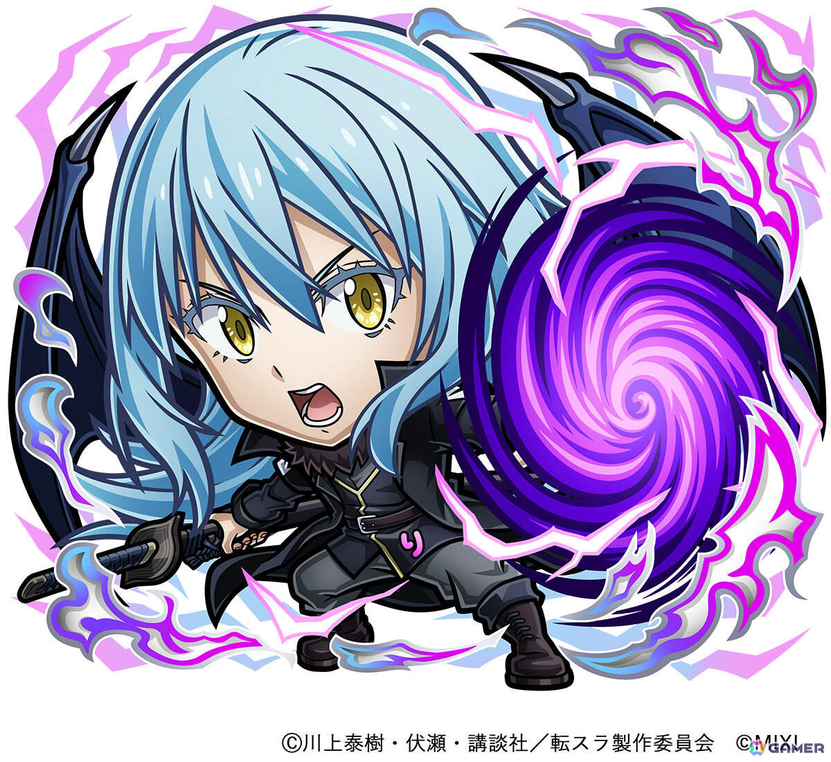「コトダマン」×アニメ「転生したらスライムだった件」コラボ第2弾が5月25日より開催！リムル（八星魔王）やヴェルドラたちがコラボ召喚に登場の画像