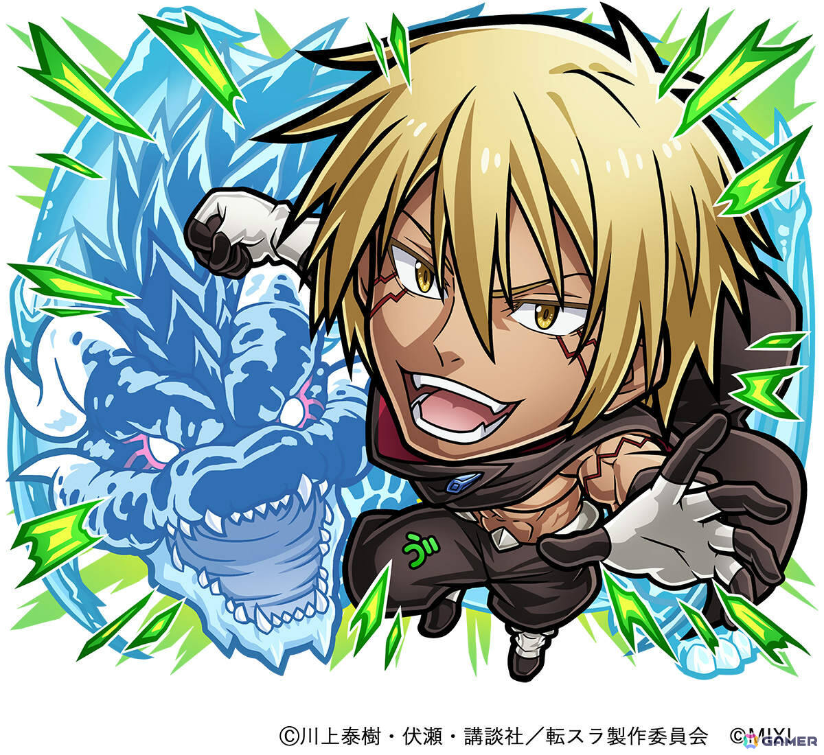 「コトダマン」×アニメ「転生したらスライムだった件」コラボ第2弾が5月25日より開催！リムル（八星魔王）やヴェルドラたちがコラボ召喚に登場の画像