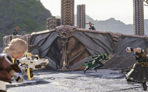 モンスターハンター」リオレウスの“火竜の逆鱗”を再現したオブジェが