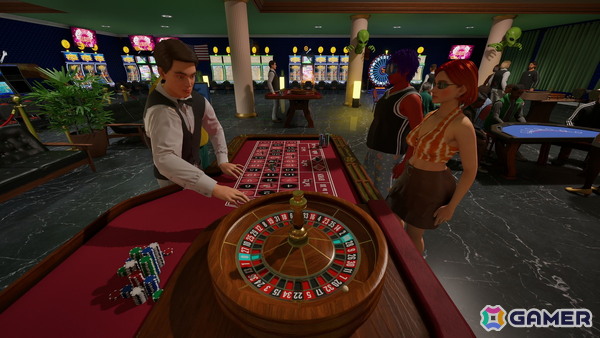 最大4人で協力できるカジノ経営シム「ラスベガスシミュレーター」がSteamで配信！迷惑客やエイリアンの侵略といったカオスなトラブルも楽しめるの画像2