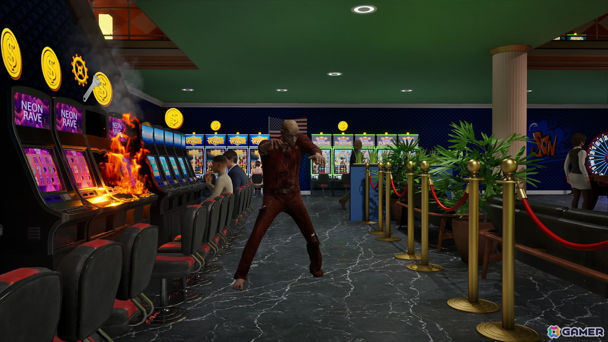 最大4人で協力できるカジノ経営シム「ラスベガスシミュレーター」がSteamで配信！迷惑客やエイリアンの侵略といったカオスなトラブルも楽しめるの画像
