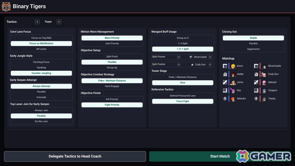 eスポーツチーム運営シム「Teamfight Manager 2」が5月26日にSteamで早期アクセス開始!前作の要素を受け継ぎつつより深化した経営要素が体験できるの画像