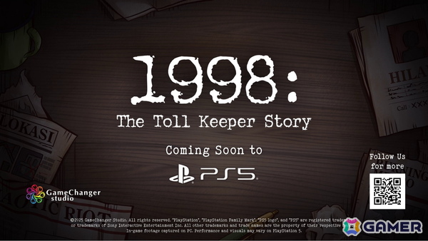 インドネシア発のナラティブ・シミュレーション「1998: The Toll Keeper Story」PS5版が発売決定――「BitSummit PUNCH」SIEブースにて体験版を出展の画像2