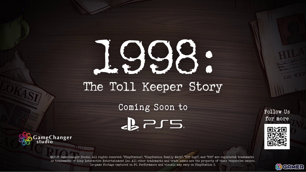 インドネシア発のナラティブ・シミュレーション「1998: The Toll Keeper Story」PS5版が発売決定――「BitSummit PUNCH」SIEブースにて体験版を出展の画像