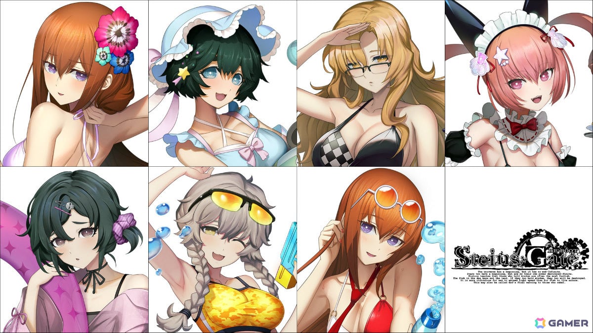 STEINS;GATE RE:BOOT」ラボメンたちの水着姿が眩しい店舗購入特典の