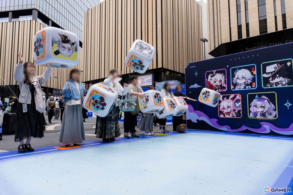 「崩壊：スターレイル」3周年記念「GAME NEVER ENDS」中池袋公園で参加型没入イベント開催中！ミニゲームで遊んで限定グッズをゲットの画像25