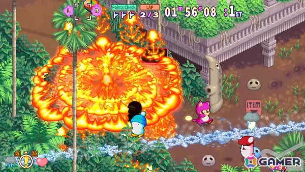 1994年にサンソフトから発売された「はしれへべれけ」のリメイク版「はしれへべれけEX」は9月3日に発売！傑作レースアクションが令和に復活の画像7
