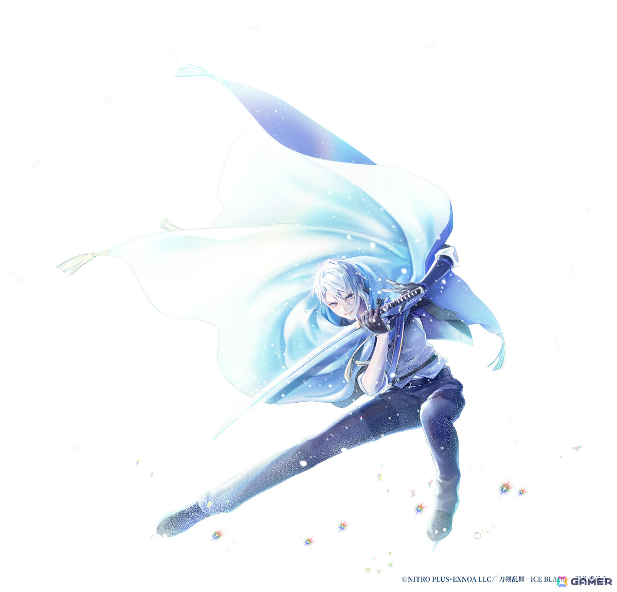 アイスショー「刀剣乱舞 - ICE BLADE -」描き下ろしキャラクタービジュアル「山姥切長義 イメージオンアイスver.」が解禁!の画像