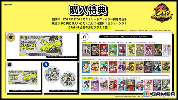 GRAPHTと3周年を迎える「スト6」のコラボアイテムが発表！観虐さんによる全30キャラの描き下ろしグッズがラインナップの画像16