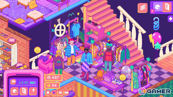 レトロポップなヴィンテージショップを経営するSLG「Thrifty Business ヴィンテージショップへようこそ」が配信中！の画像
