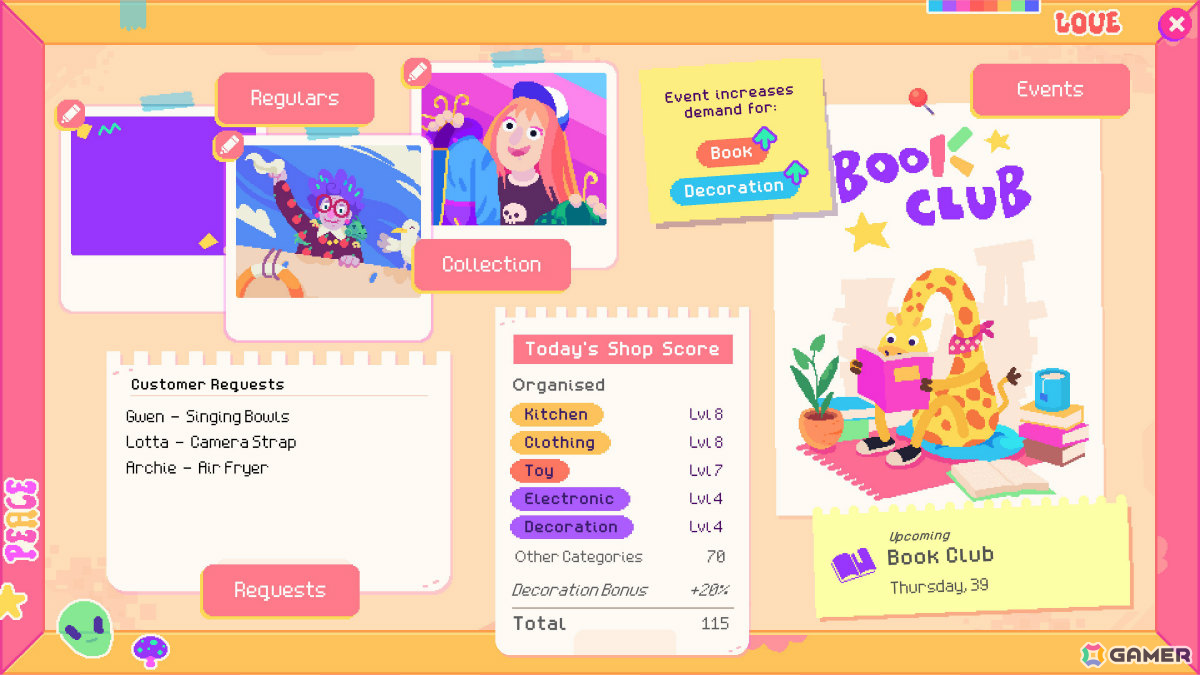 レトロポップなヴィンテージショップを経営するSLG「Thrifty Business ヴィンテージショップへようこそ」が配信中！の画像7