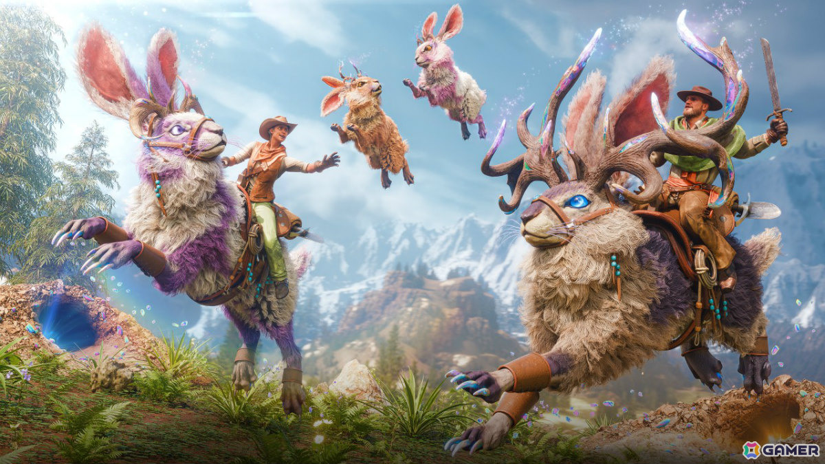 PS5「ARK: Survival Ascended」トリックスターのウサギ・ブローバック