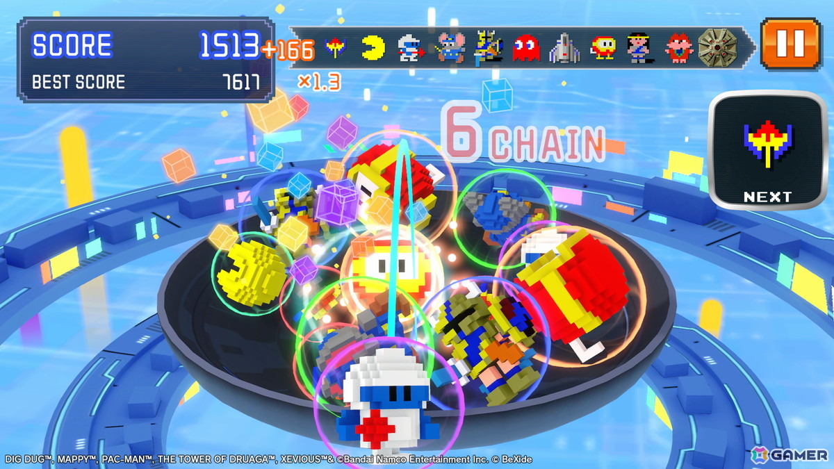 3Dパズルゲーム「NAMCO LEGENDARY Mountains」の期間限定体験版がSteamで配信！パックマンやゼビウスの要素を楽しめるステージをプレイ可能の画像3