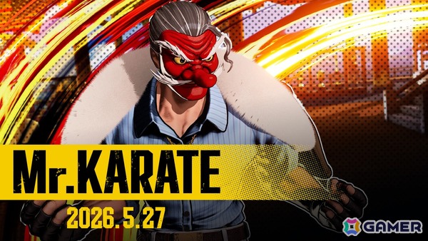 「餓狼伝説 City of the Wolves」のシーズンパス2のDLCキャラ「Mr. KARATE」が5月27日に参戦決定！の画像1