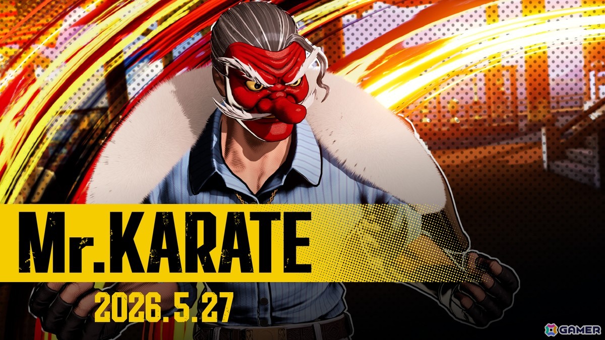 「餓狼伝説 City of the Wolves」のシーズンパス2のDLCキャラ「Mr. KARATE」が5月27日に参戦決定！の画像1