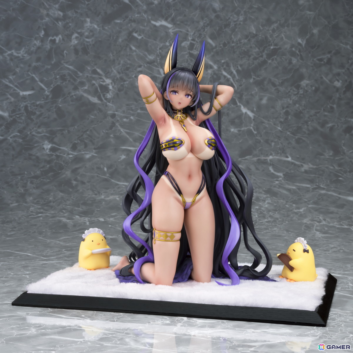 「アズレン」クレオパトラが1/6スケールフィギュアとなって登場！スキン“星辰と薔薇”をモチーフに水着姿を立体化の画像9