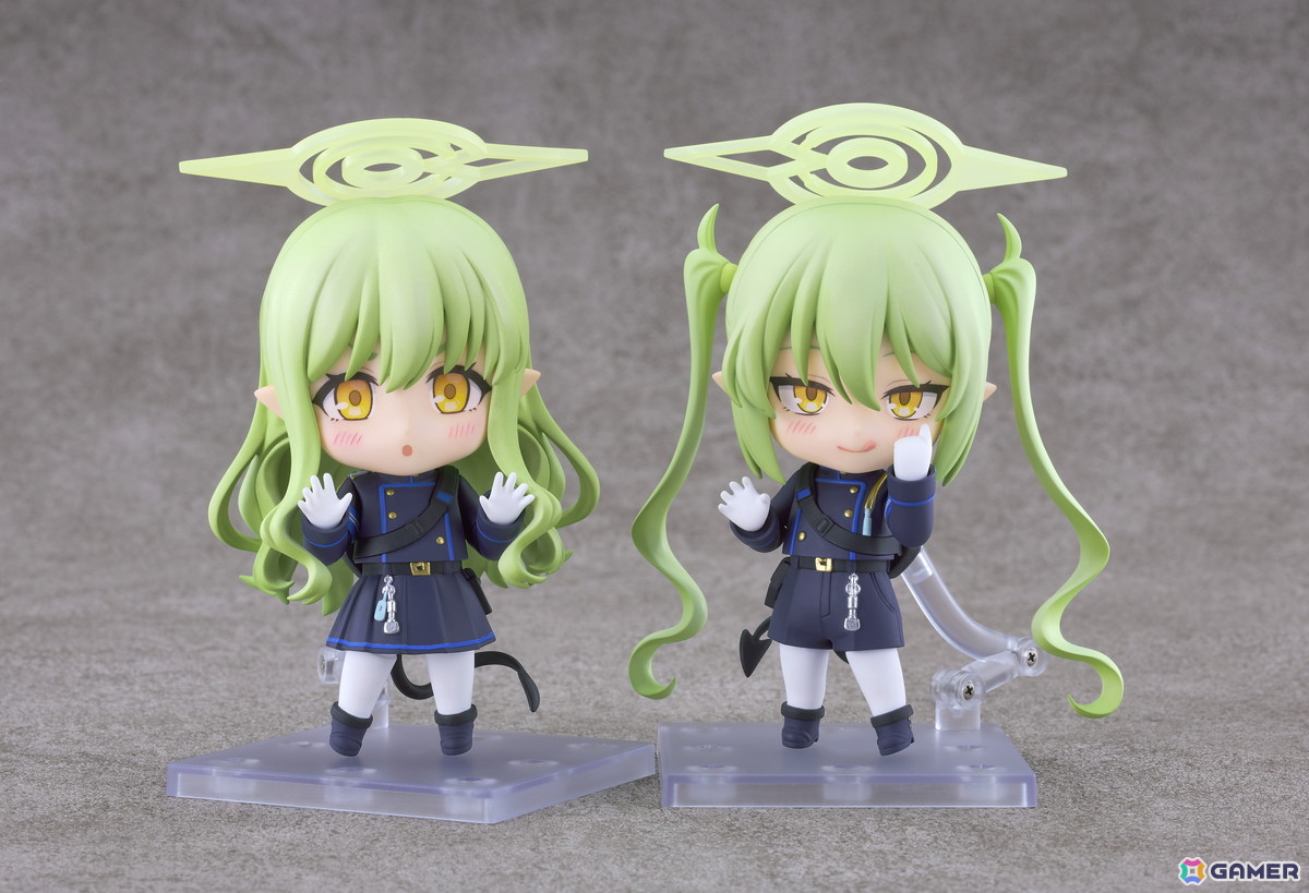 「ブルアカ」のヒカリがねんどろいどになって登場！可愛らしい「ムス顔」や「おー顔」、どこか抜けた印象の「天然顔」も付属の画像