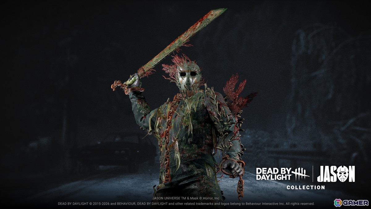 「Dead by Daylight」10周年の節目に「ジェイソン」が満を持して登場！伝説の殺人鬼とともに恐怖にまみれたホラー満載のチャプターが幕を開けるの画像