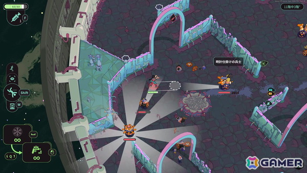 ターン制弾幕ローグライクゲーム「Enter the Chronosphere」の早期アクセスがSteamでスタート！プレイヤーが動かない限り世界も止まる独自のシステムが特徴の画像