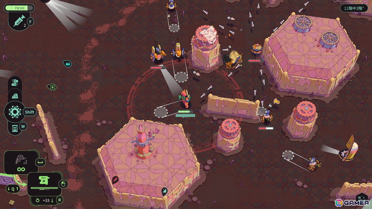 ターン制弾幕ローグライクゲーム「Enter the Chronosphere」の早期アクセスがSteamでスタート！プレイヤーが動かない限り世界も止まる独自のシステムが特徴の画像