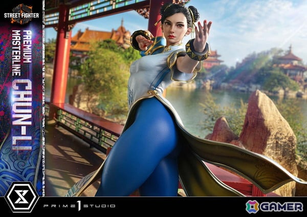 「スト6」で見せる春麗の勇姿を1/4スケールで立体化！朱色の欄干と石畳の紋様が目を引く特製ベースはメトロシティの中華街をイメージの画像8