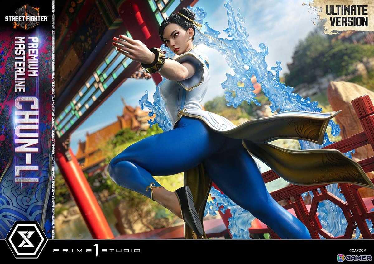 「スト6」で見せる春麗の勇姿を1/4スケールで立体化！朱色の欄干と石畳の紋様が目を引く特製ベースはメトロシティの中華街をイメージの画像15