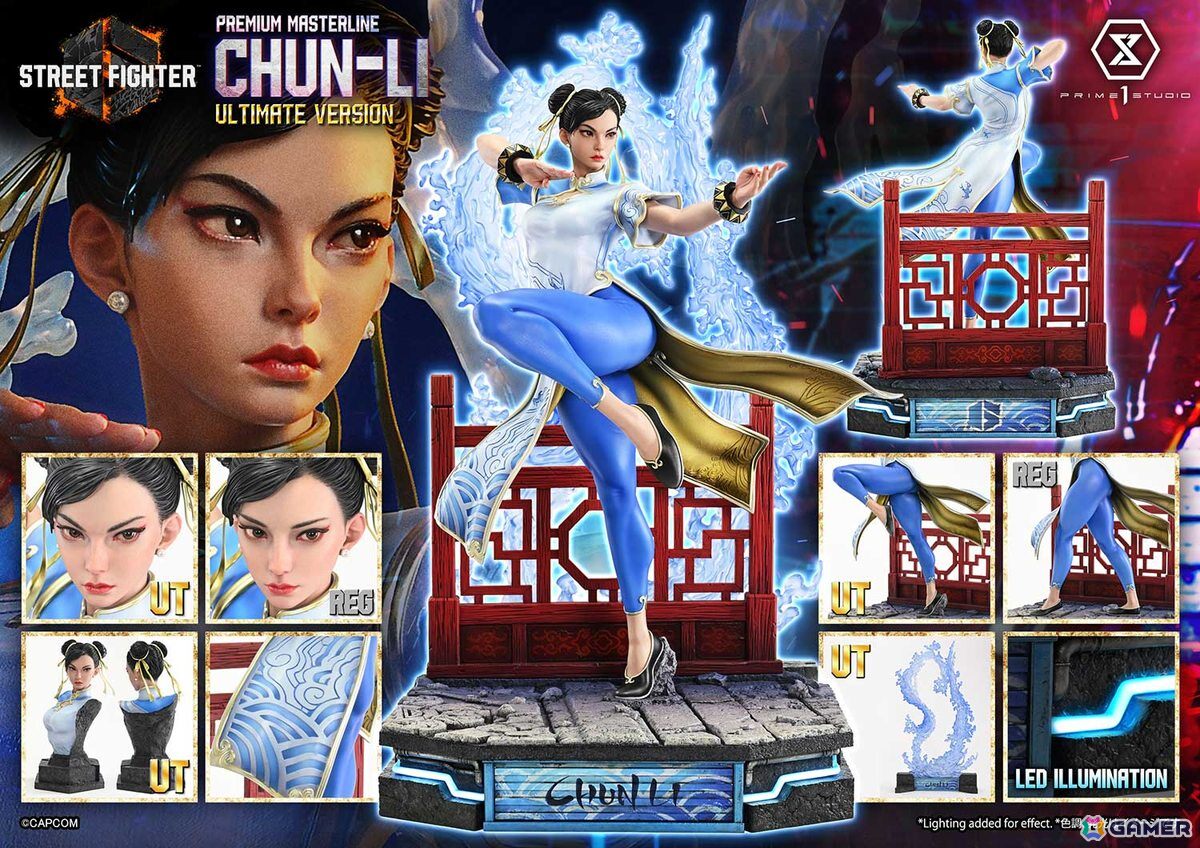 「スト6」で見せる春麗の勇姿を1/4スケールで立体化！朱色の欄干と石畳の紋様が目を引く特製ベースはメトロシティの中華街をイメージの画像16