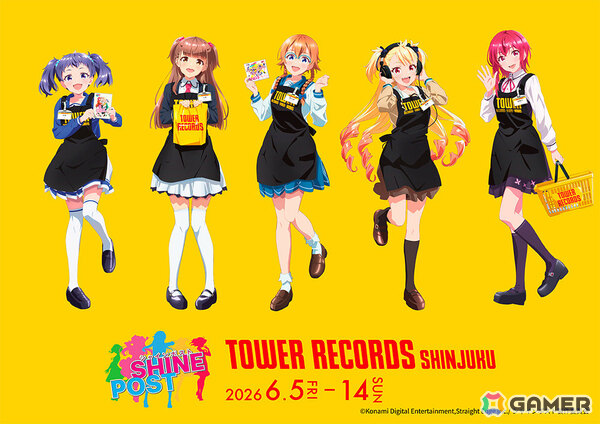 「シャインポスト」×TOWER RECORDSのグッズが6月5日よりタワーレコード新宿店で販売開始！アクリルジオラマやコレクションカードなどがラインナップの画像1