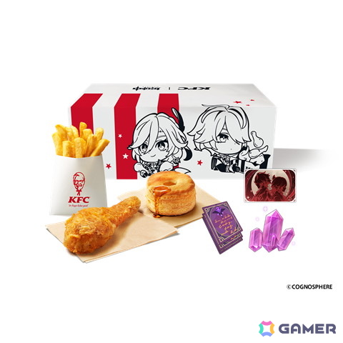 「原神」アルハイゼンとカーヴェをデザインした「原神コラボパック」が6月10日よりKFCネットオーダー限定で販売!6月3日からは事前予約もの画像