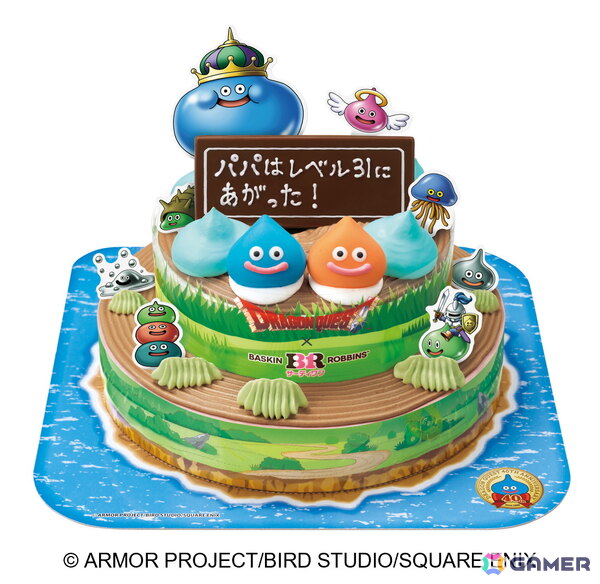 「ドラゴンクエスト」×サーティワンコラボが6月1日スタート！“かいしんのいちげき”イメージの新フレーバーや40thセット、アイスクリームケーキが登場の画像10